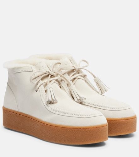 Stivaletti in suede con shearling - Hogan - Modalova