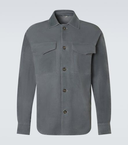 Lardini Giacca camicia in suede - Lardini - Modalova