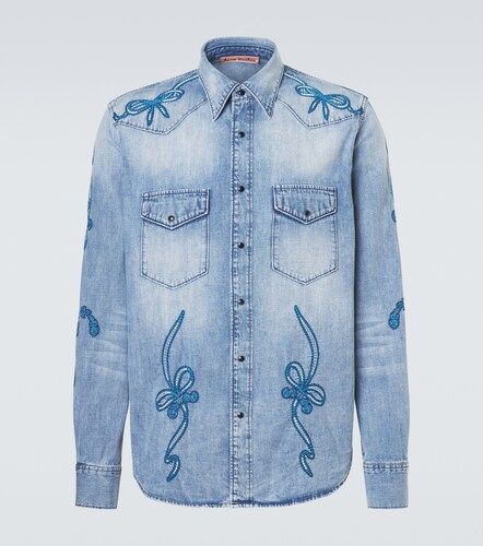 Acne Studios Besticktes Jeanshemd - Acne Studios - Modalova