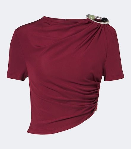 Crop top Orica de jersey con cristales - Christopher Esber - Modalova