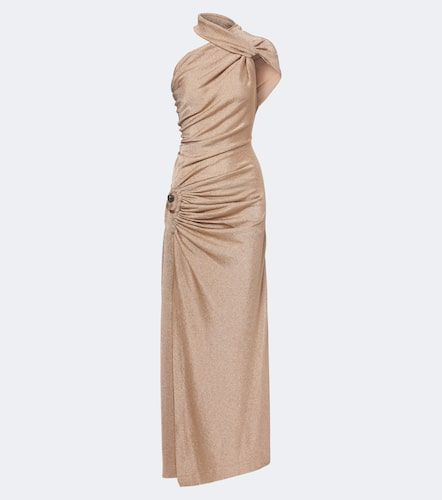 Verzierte One-Shoulder-Robe aus Jersey und Lamé - Christopher Esber - Modalova
