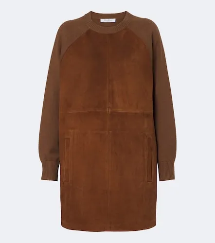 Abito in lana e cashmere con pelle - Max Mara - Modalova