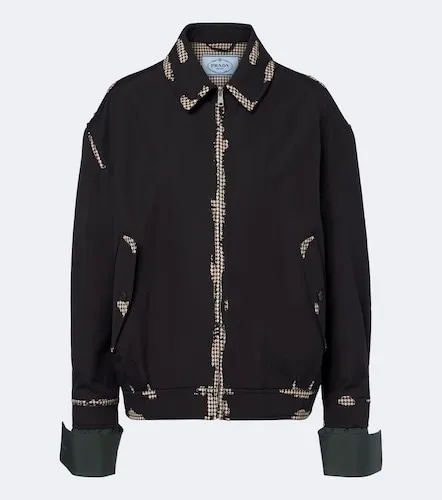 Prada Blouson aus Baumwoll-Devoré - Prada - Modalova