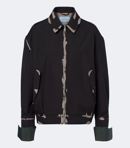 Prada Blouson aus Baumwoll-Devoré - Prada - Modalova