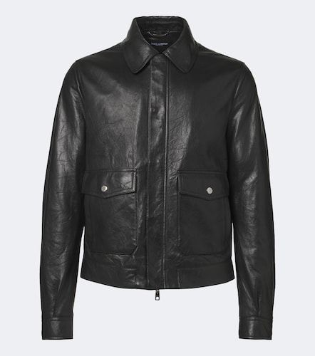 Dolce&Gabbana Chaqueta de piel - Dolce&Gabbana - Modalova