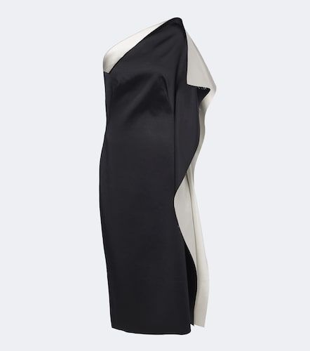 Draped one-shoulder satin cocktail dress - Rohe - Modalova
