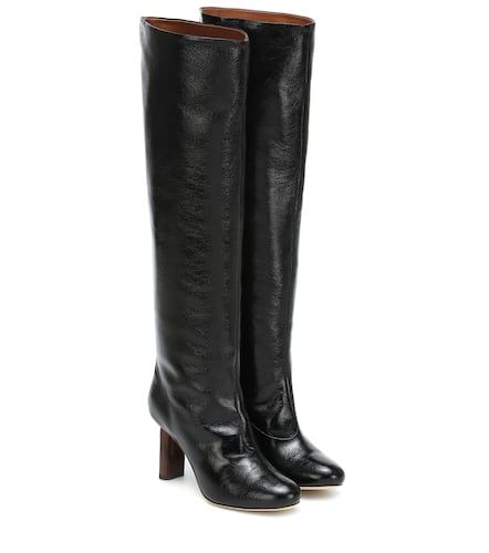 Allegra leather knee-high boots - Rejina Pyo - Modalova