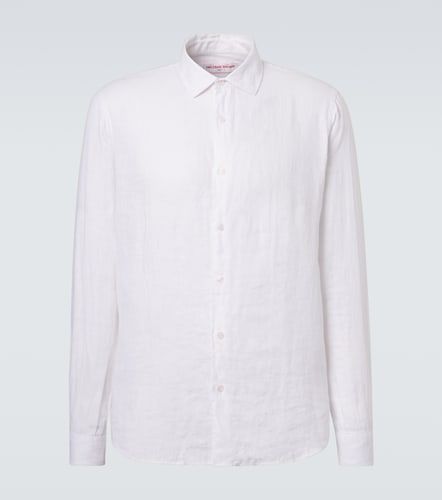 Orlebar Brown Camicia Giles in lino - Orlebar Brown - Modalova