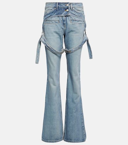 CourrÃ¨ges Mid-rise bootcut jeans - Courreges - Modalova