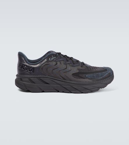 Clifton LS leather-trimmed mesh sneakers - Hoka One One - Modalova