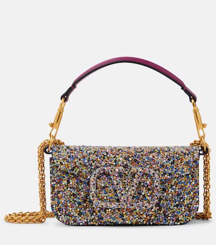 LocÃ² Small embellished silk shoulder bag - Valentino Garavani - Modalova