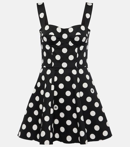 Abito corto in misto cotone - Dolce&Gabbana - Modalova