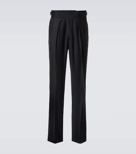 Manny virgin wool straight pants - Rubinacci - Modalova