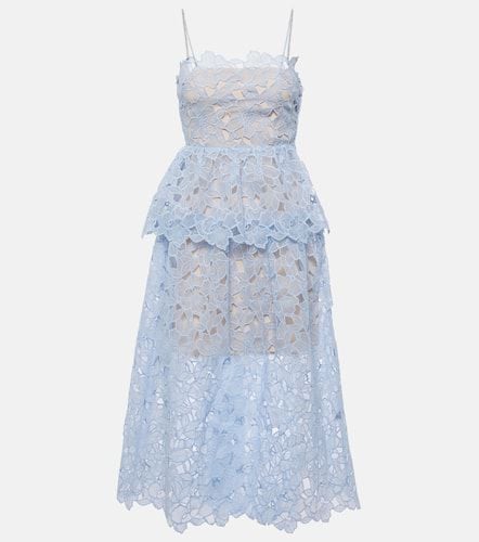 Organza lace midi dress - Self-Portrait - Modalova