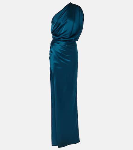 Draped one-shoulder silk satin gown - The Sei - Modalova