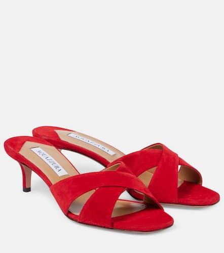 Aquazzura Divine 50 suede mules - Aquazzura - Modalova