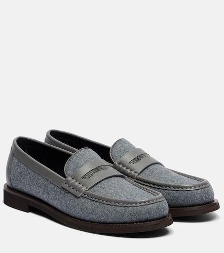 Loafers Monili mit Leder - Brunello Cucinelli - Modalova