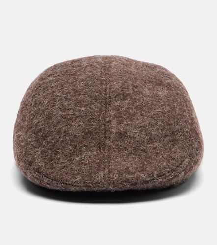Logo wool-blend newsboy cap - Ruslan Baginskiy - Modalova