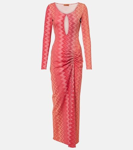 Abito midi con lamé a zig zag - Missoni - Modalova