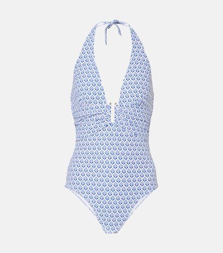 Cape Cod printed halterneck swimsuit - Heidi Klein - Modalova