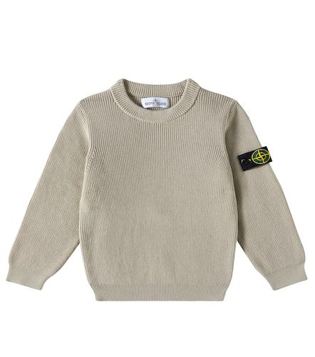 Compass cotton sweater - Stone Island Junior - Modalova