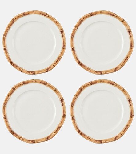 Set de 4 platos de postre Bamboo de cerámica - Les-Ottomans - Modalova