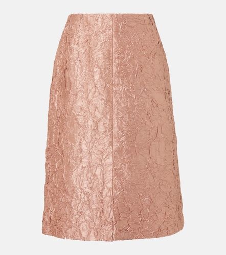 Dries Van Noten Gonna midi in lamé - Dries Van Noten - Modalova