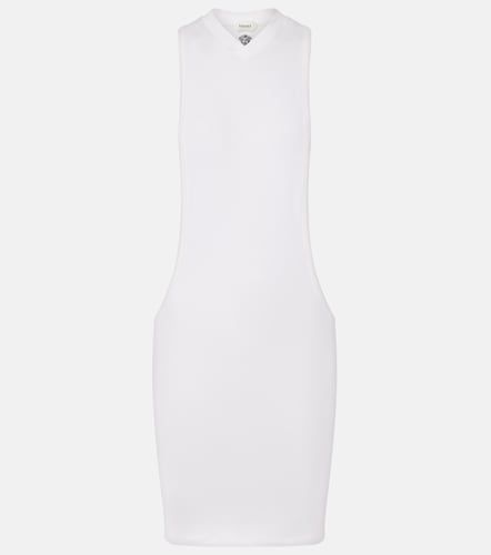 Abito corto in jersey di misto cotone - Versace - Modalova
