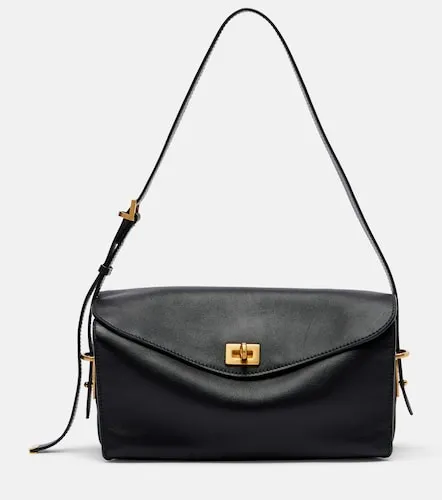 Le 7 leather shoulder bag - Balenciaga - Modalova