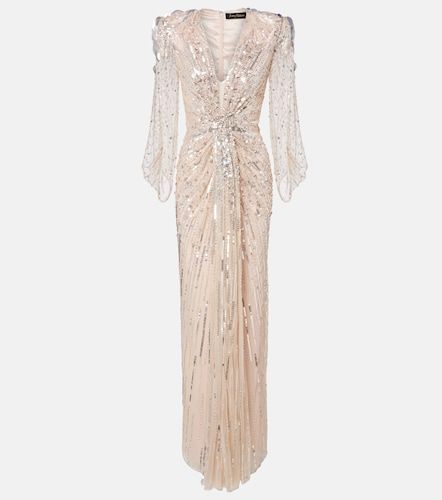 Abito lungo Xenia con decorazioni - Jenny Packham - Modalova