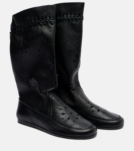 Welky laser-cut leather mid-calf boots - Isabel Marant - Modalova
