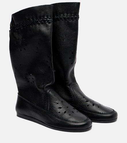 Welky laser-cut leather mid-calf boots - Isabel Marant - Modalova