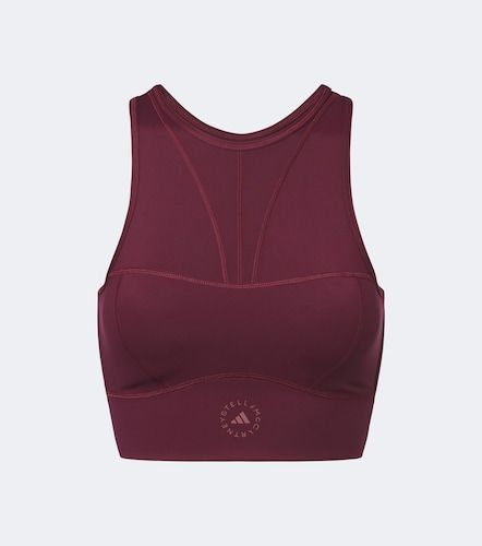 Top cropped con logo - Adidas by Stella McCartney - Modalova