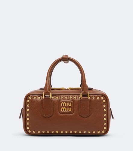 Bolso Arcadie de piel con tachuelas - Miu Miu - Modalova
