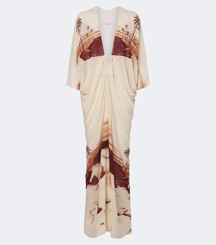 Printed georgette kaftan - Johanna Ortiz - Modalova