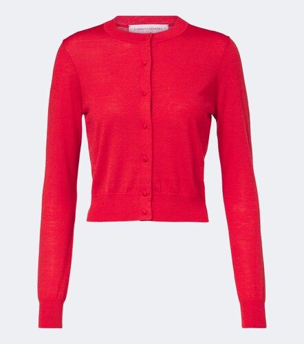 Cardigan in misto lana e seta - Carolina Herrera - Modalova