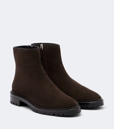The Row Moto suede ankle boots - The Row - Modalova