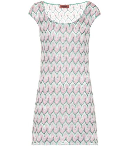 Vestido corto de punto de seda - Missoni - Modalova