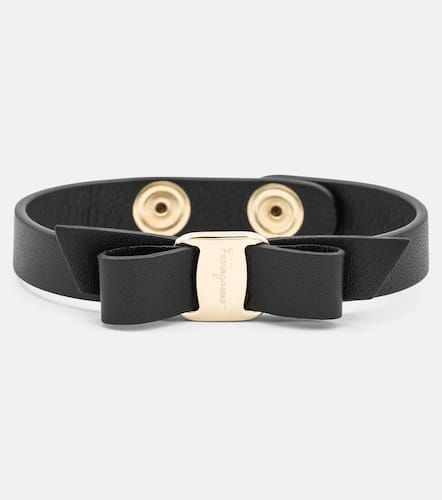 Ferragamo Vara Bow leather bracelet - Ferragamo - Modalova