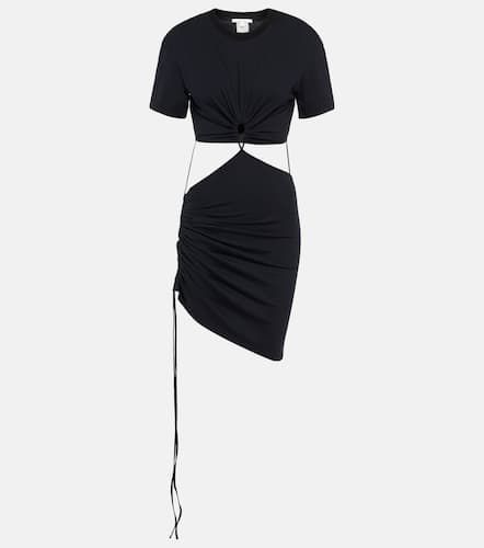 Cutout cotton jersey T-shirt dress - Nensi Dojaka - Modalova