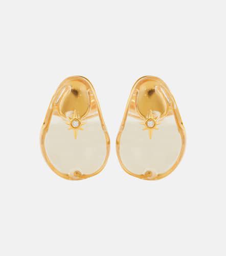 Crystal Pebble -plated earrings - Zimmermann - Modalova