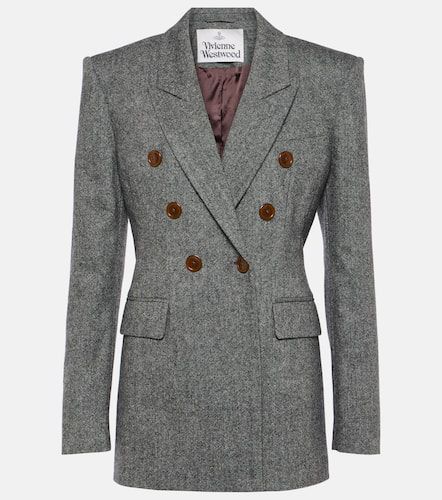 Wool-blend double breasted blazer - Vivienne Westwood - Modalova