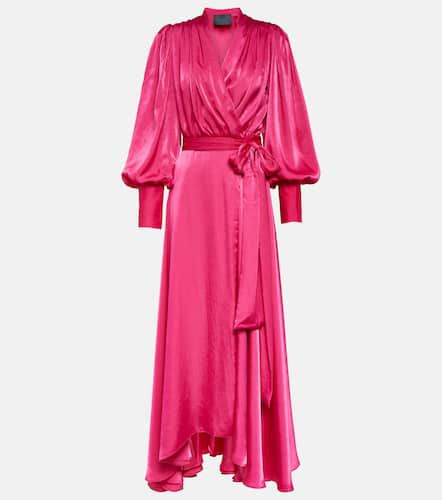 Costarellos Stila satin wrap dress - Costarellos - Modalova