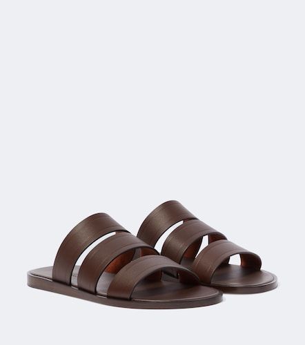 Loro Piana Naha leather slides - Loro Piana - Modalova