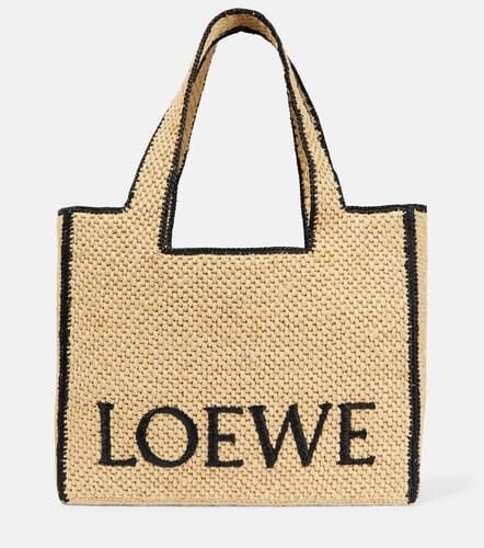 Paula's Ibiza Large raffia shopper - Loewe - Modalova