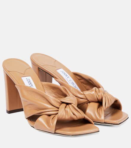 Jimmy Choo Avenue 85 leather mules - Jimmy Choo - Modalova