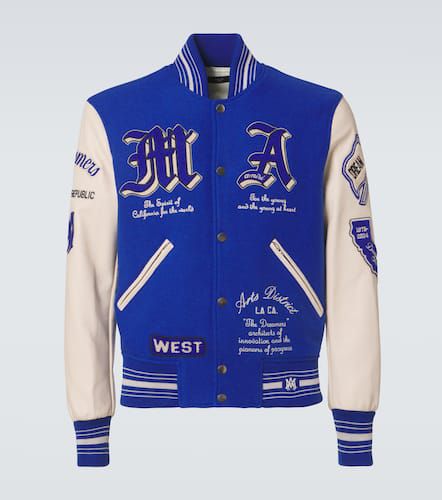 Dream Team appliquÃ© varsity jacket - Amiri - Modalova