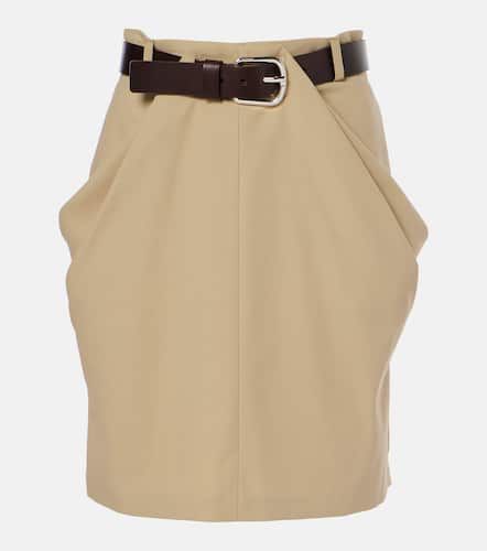 Minifalda de algodón con cinturón - Loewe - Modalova