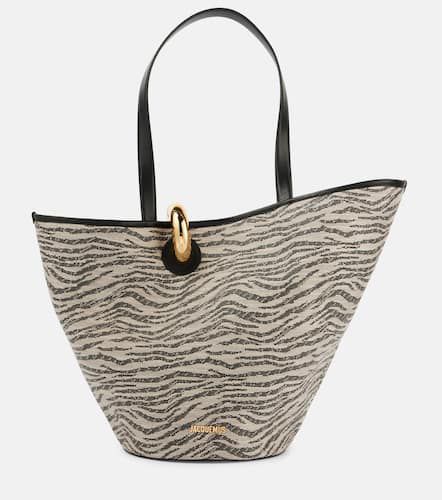 Le Bambola leather-trimmed tote bag - Jacquemus - Modalova