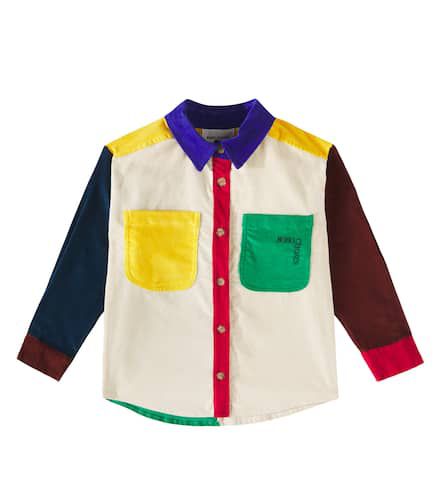 Bobo Square colorblocked corduroy shirt - Bobo Choses - Modalova